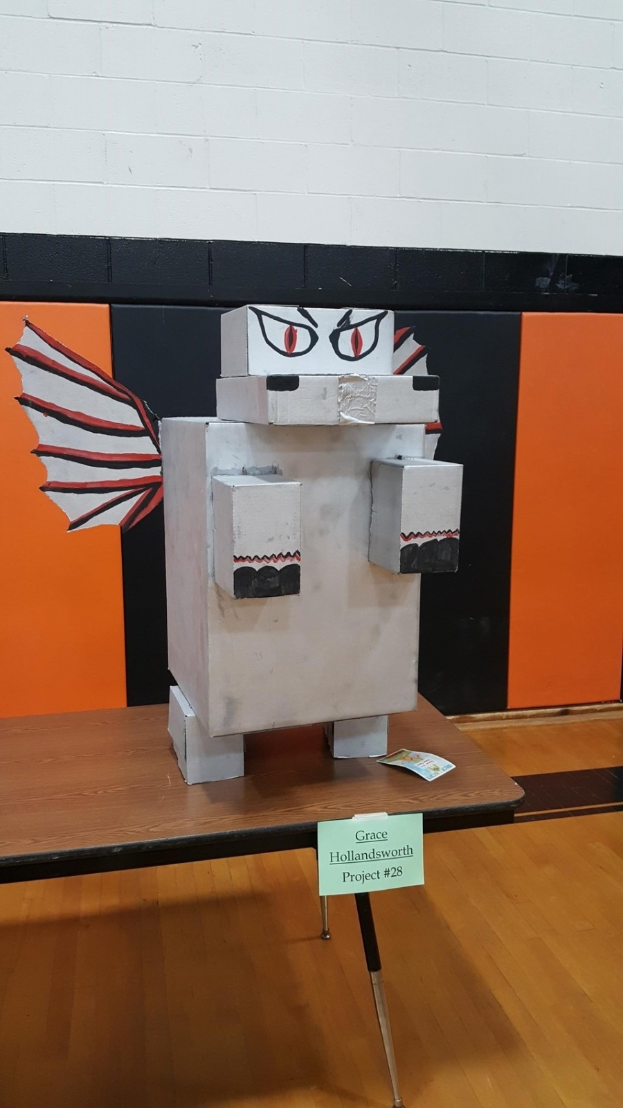 robot made of recycled material